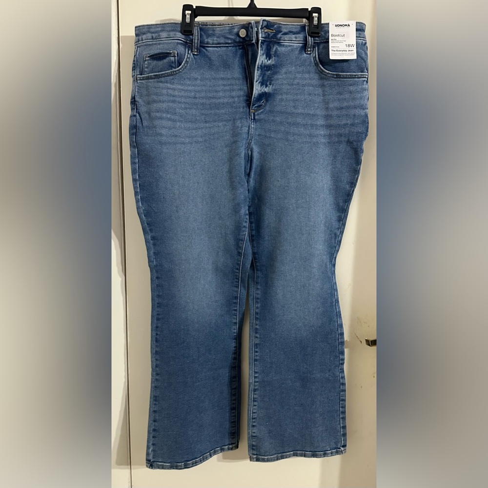 Sonoma Women’s Plus Size Bootcut The Everyday Jean